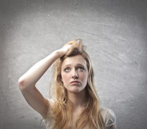 confused woman
