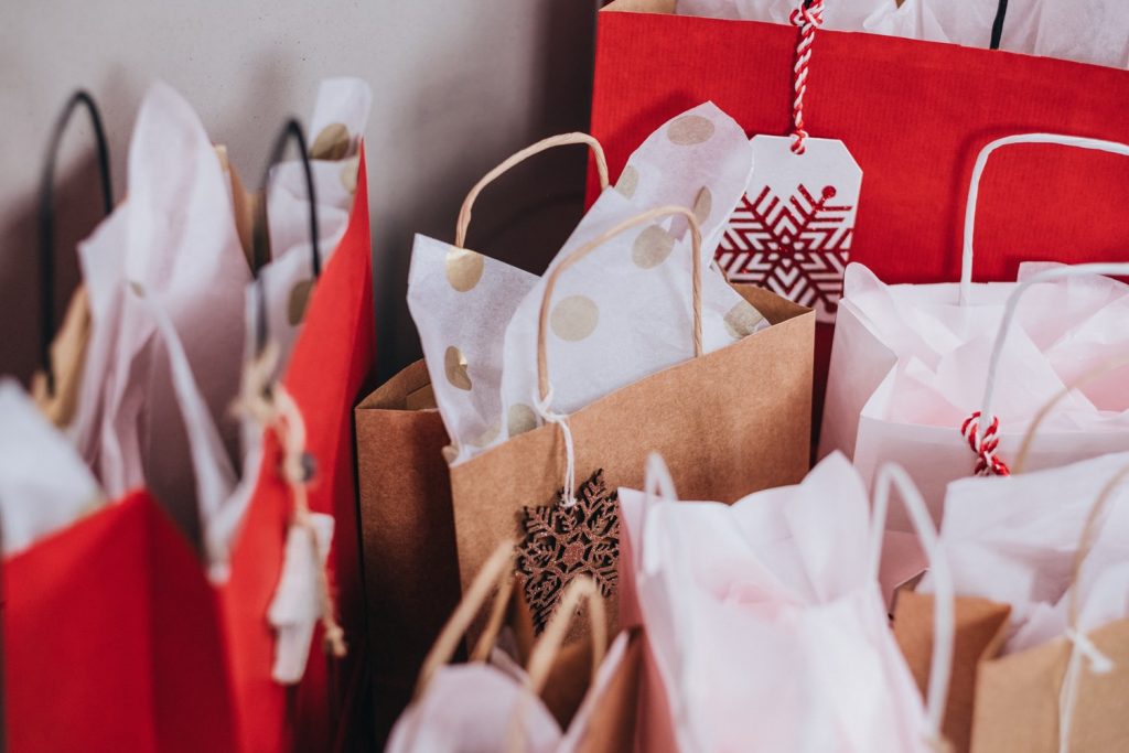 brown gift bags