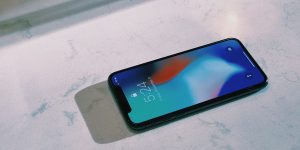 locked cell phone screen